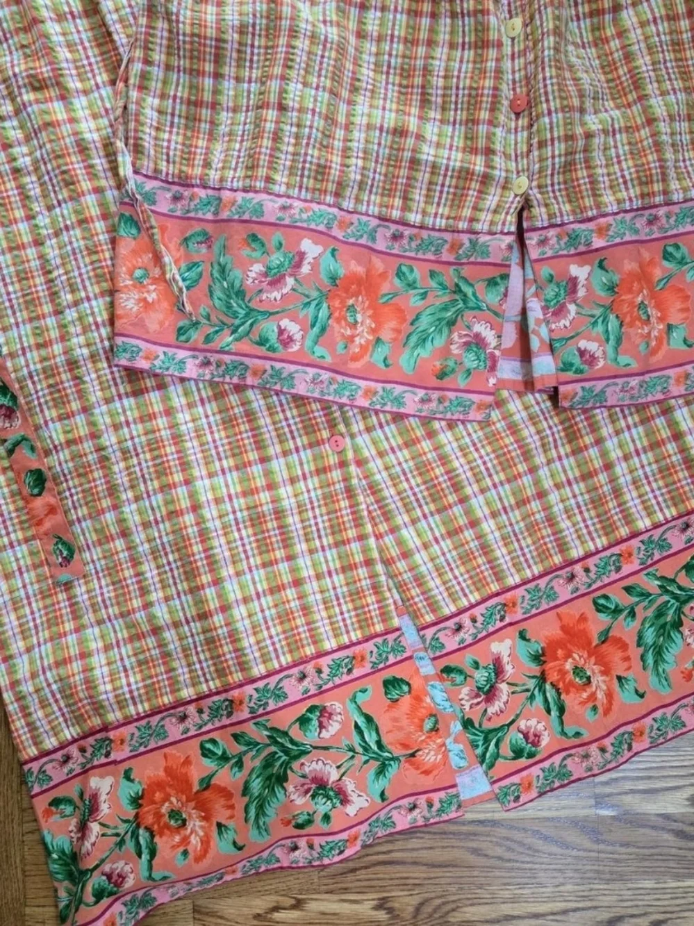 Vintage Mommy & Me April Cornell Cornelloki Matching Dresses